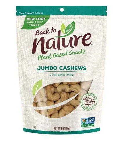 Back To Nature Jumbo Cashews