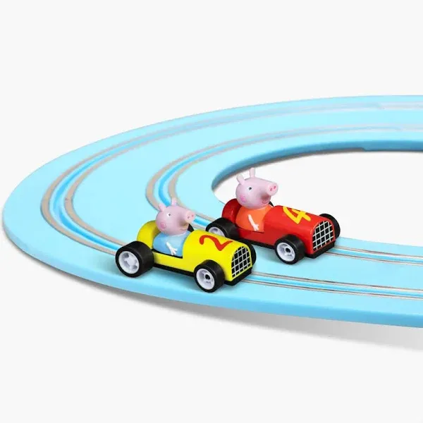 Hammacher Schlemmer My First Peppa Pig Carrera Slot Car Set