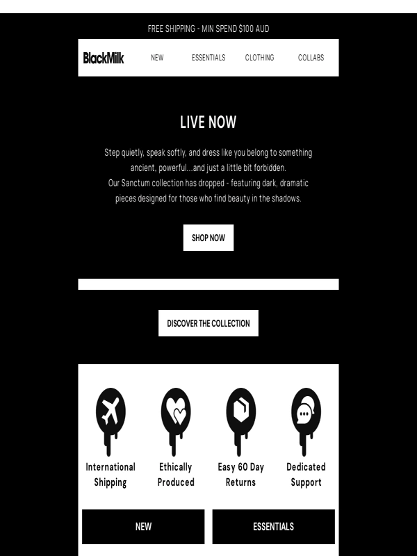 Black Milk - Sanctum Has Opened. Enter Now