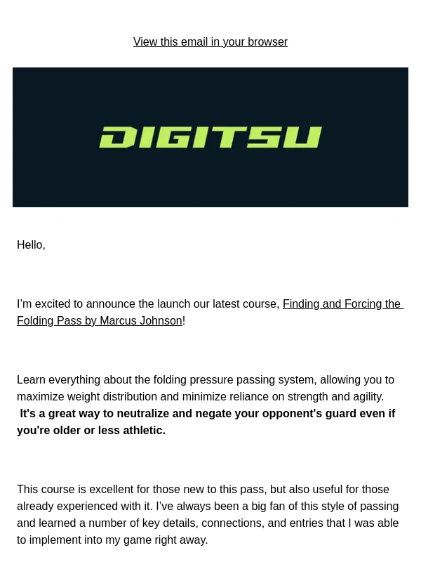 Digitsu - ? New Release! Finding and Forcing Folding Pass by Marcus Johnson