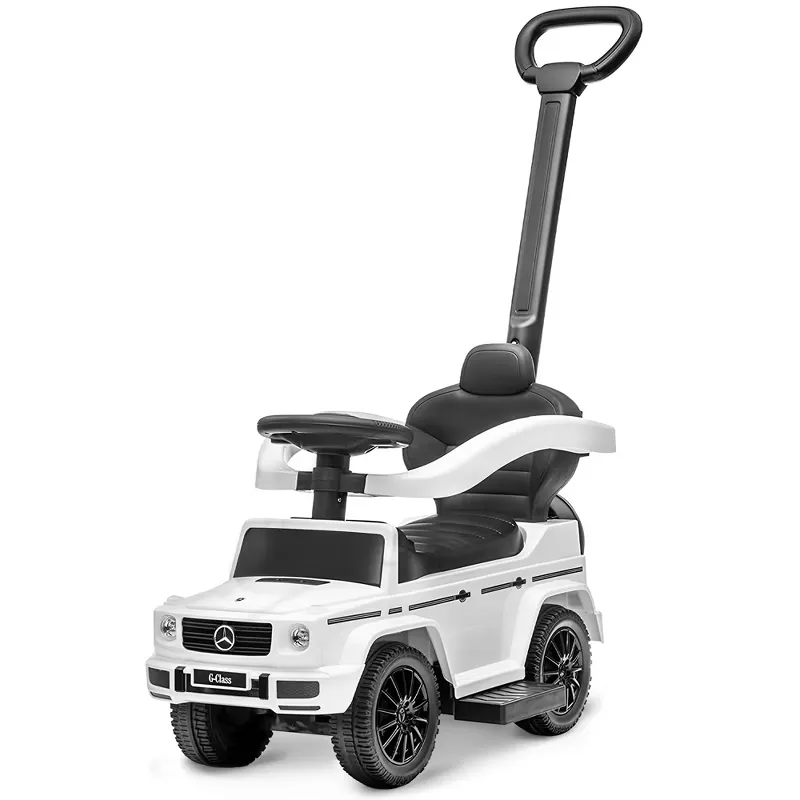 Best Ride On Cars - Kids Outdoor Stroller, 3-in-1 Push Car, Detachable Handle, Safety Rails, Working Horn