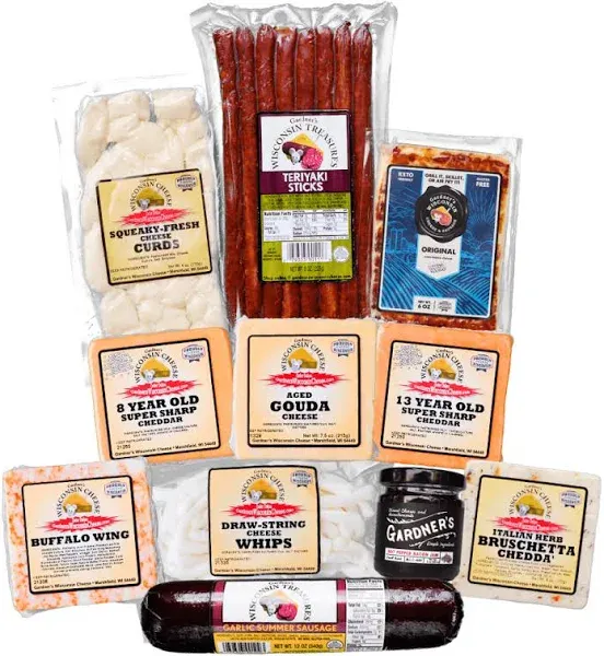 Ultimate Wisconsin Cheese and Sausage Package from Gardners