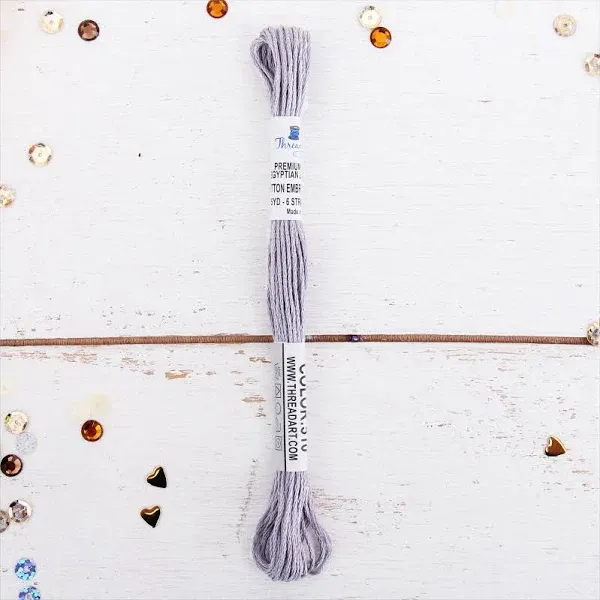 Pewter Grey Premium Cotton Embroidery Floss
