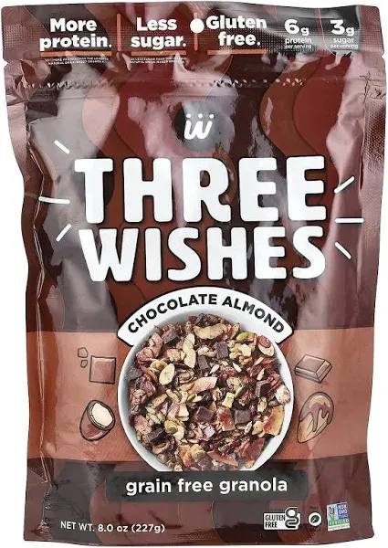 Three Wishes Chocolate Almond Grain Free Granola