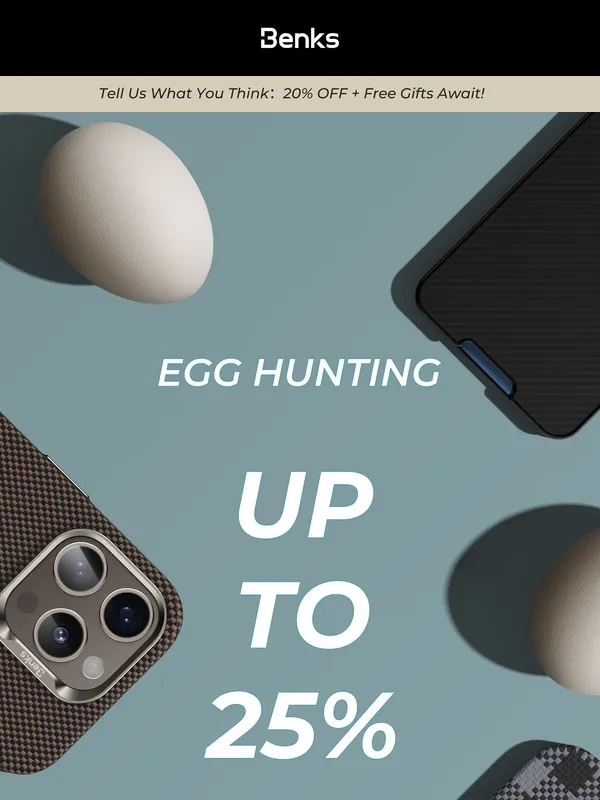 Benks - ? 25% OFF This Easter Sale — Hunting for the Hidden Code! ?‍♂️