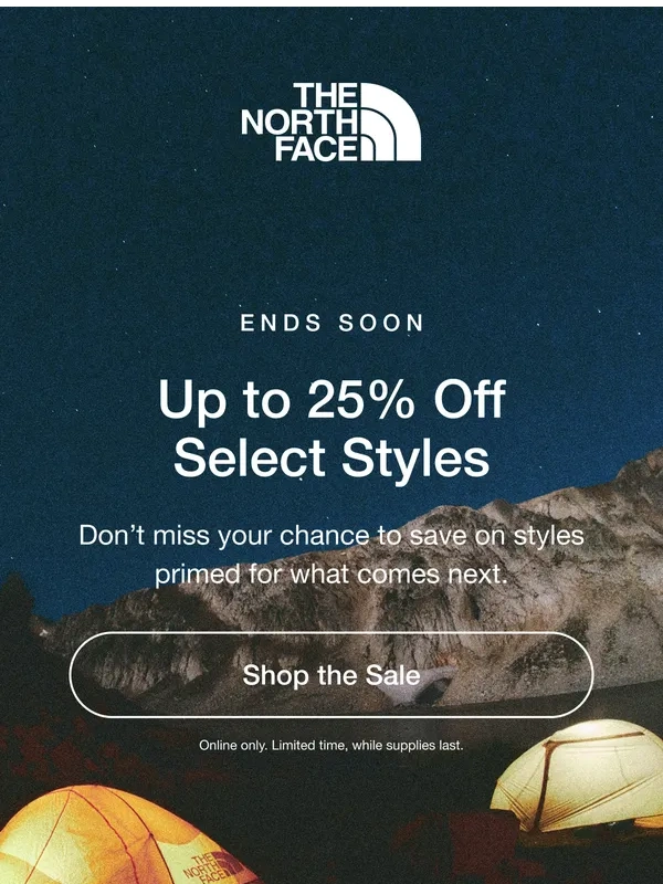 The North Face - ⏰ Our Memorial Day sale is winding down