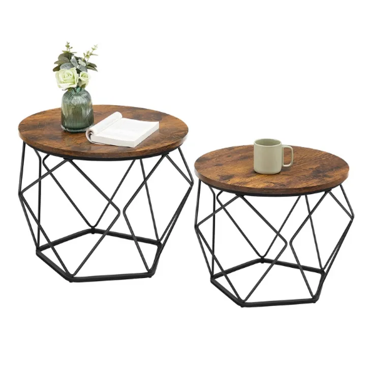 2 Round Coffee Tables