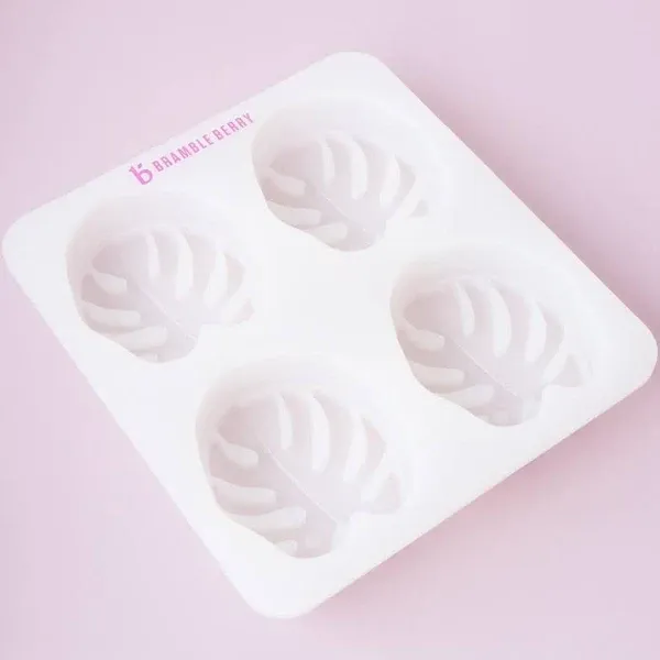 Bramble Berry 4 Cavity Monstera Silicone Mold