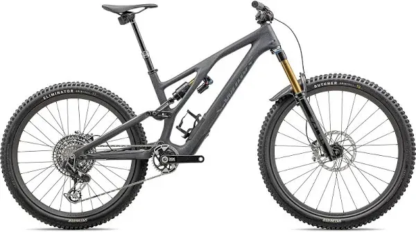 Specialized 2024 Stumpjumper evo S-Works satin smoke / cool grey / electric green / gloss smoke liquid metal