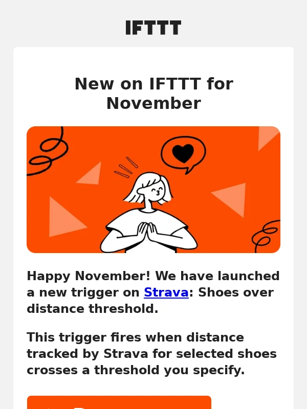IFTTT - ? New on IFTTT for November ?