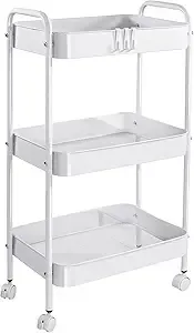 Vtopmart 3 Tier Metal Rolling Cart