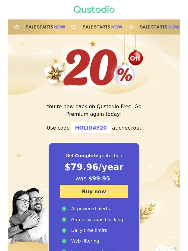Qustodio - Save 20% on Premium today! ?