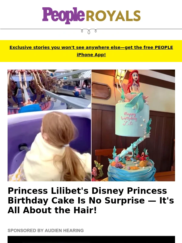People Magazine - Princess Lilibet's Disney princess birthday cake is no surprise — it's all about the hair!