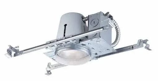 Commercial Electric 4" White Recessed Non-IC New Construction Housing (6-Pack)