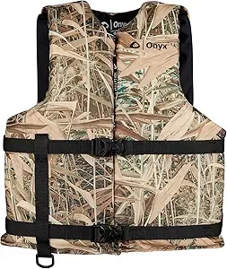 ONYX General Purpose Coast Guard Approved Boating Life Jacket (Oversized) $19 + Free Shipping w/ Prime or on $35+