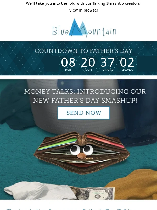 Blue Mountain - New Father’s Day behind the scenes! ?