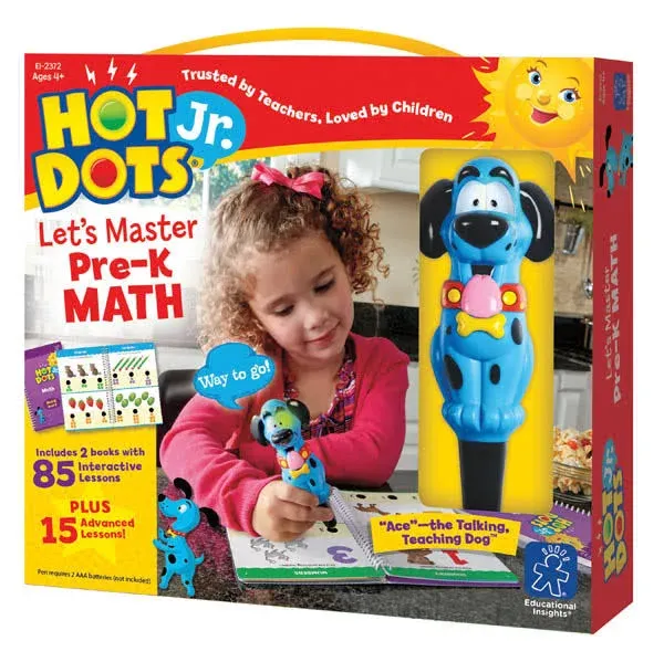 Educational Insights Hot Dots Jr. Let's Master Pre-K Math