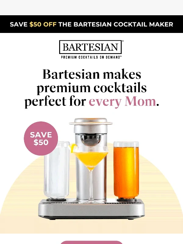 Bartesian - Better than brunch,better than flowers,better than expected