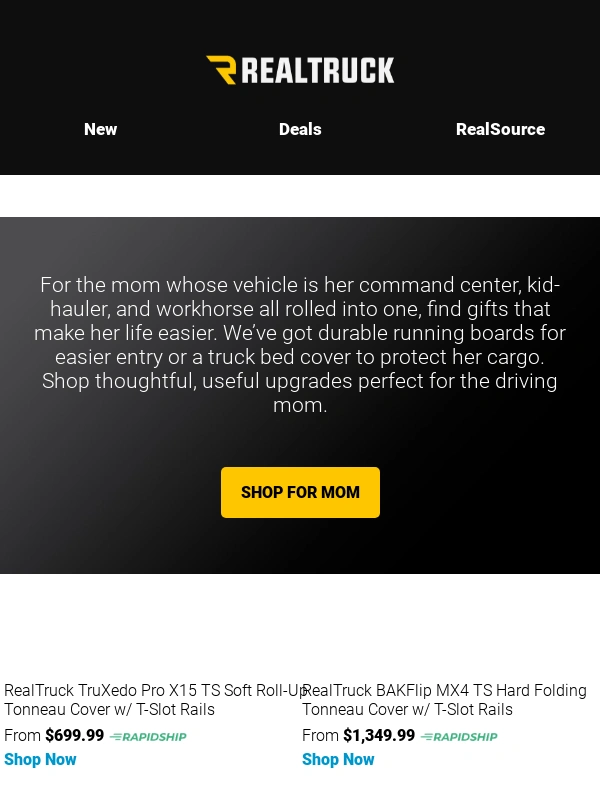 Bakflip - Trade the perfume for practical presents this year