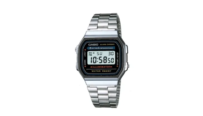 Casio Mens Vintage A168WA-1 Electro Luminescence Watch