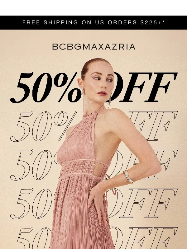 BCBG - 50% off best-sellers (and much more)
