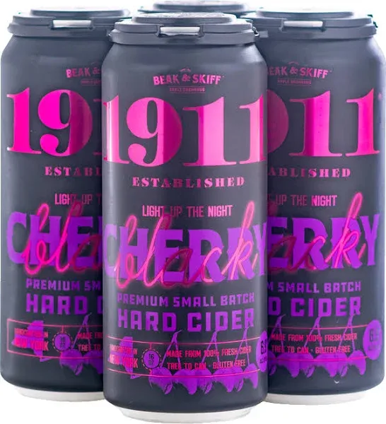 Beak And Skiff - 1911 Black Cherry Hard Cider 4 Pk (4 pack cans)