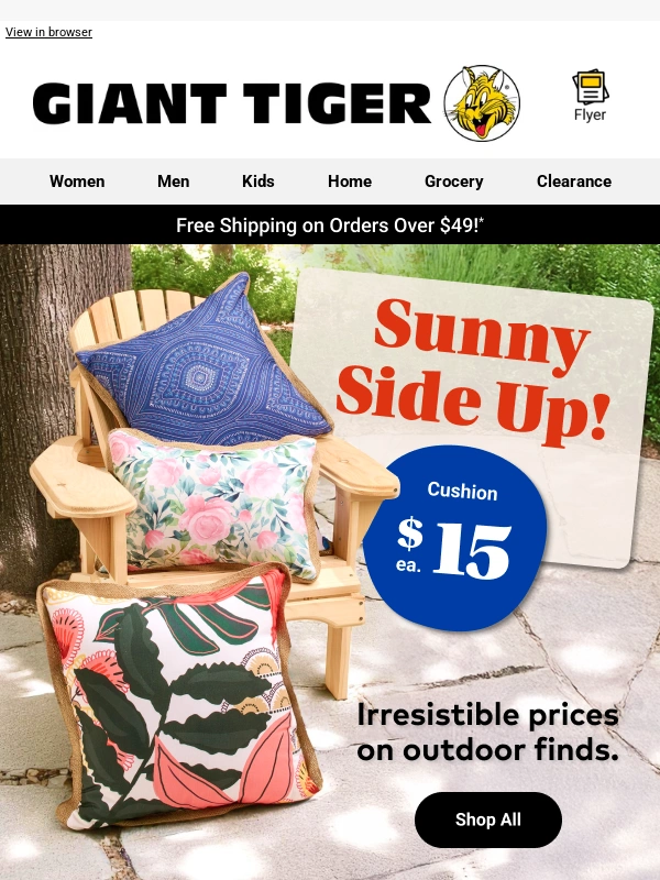 Giant Tiger - Get your patio and garden sun-ready! ?☀️