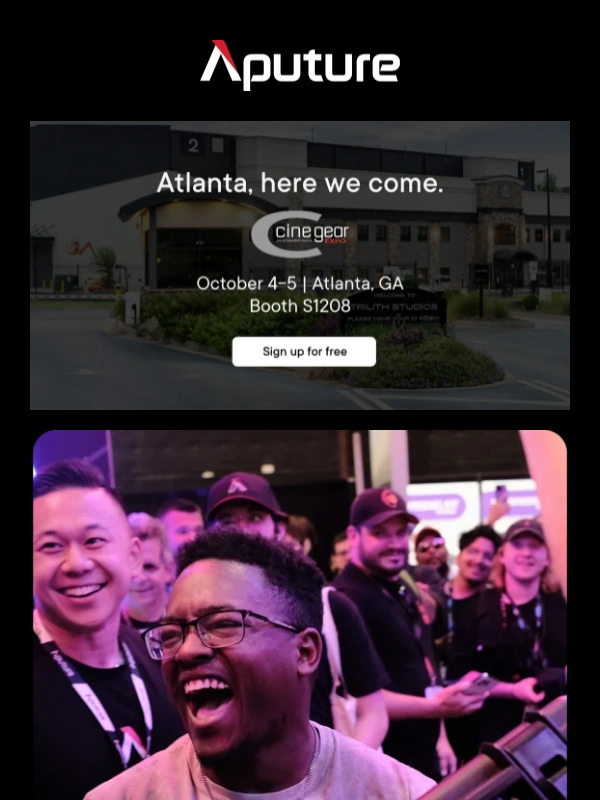 Aputure - See you at Cine Gear Atlanta