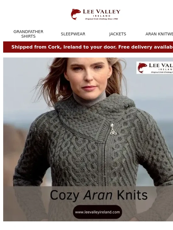 Lee Valley - Shop 100% Wool Aran Sweaters ?