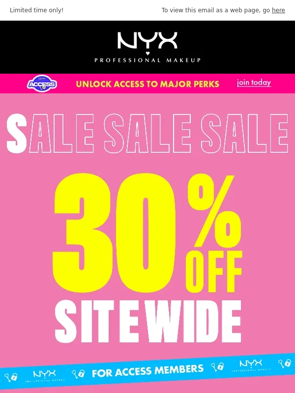 NYX Cosmetics - RUN! DONT WALK ?‍♀️ 30% OFF STARTS NOW!