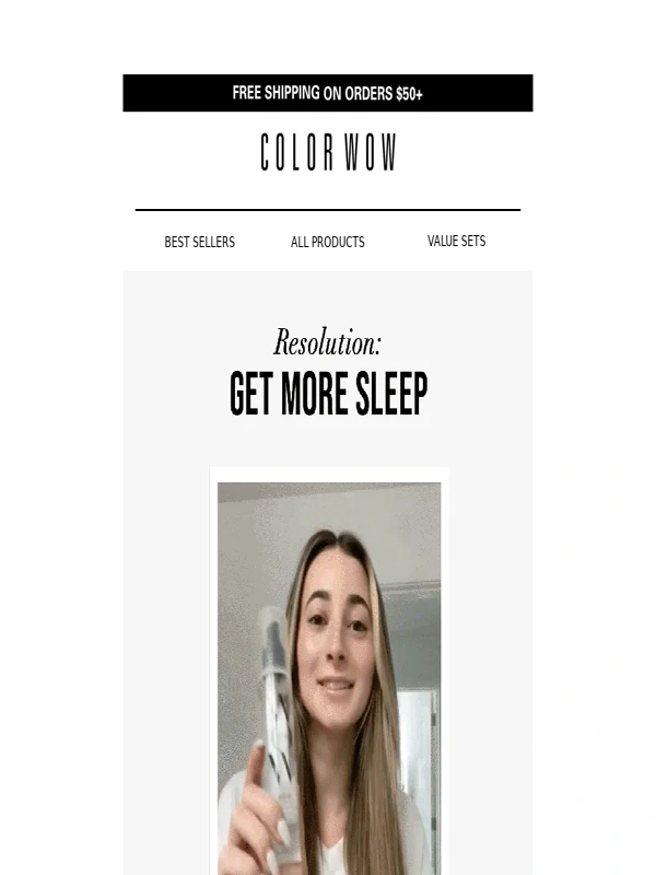 Color WOW - You deserve to sleep in…?