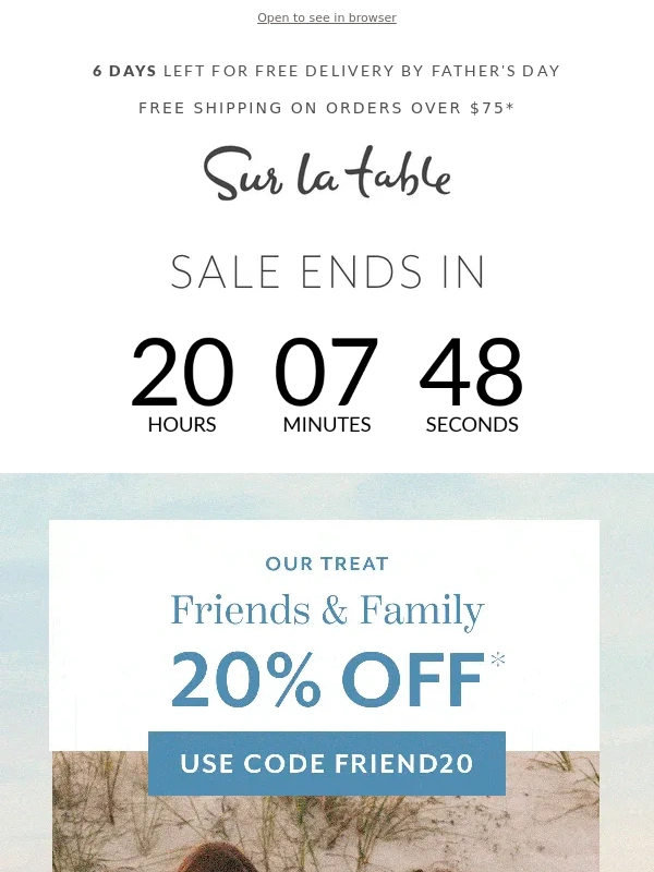Sur La Table - Last Day For Friends & Family Savings!