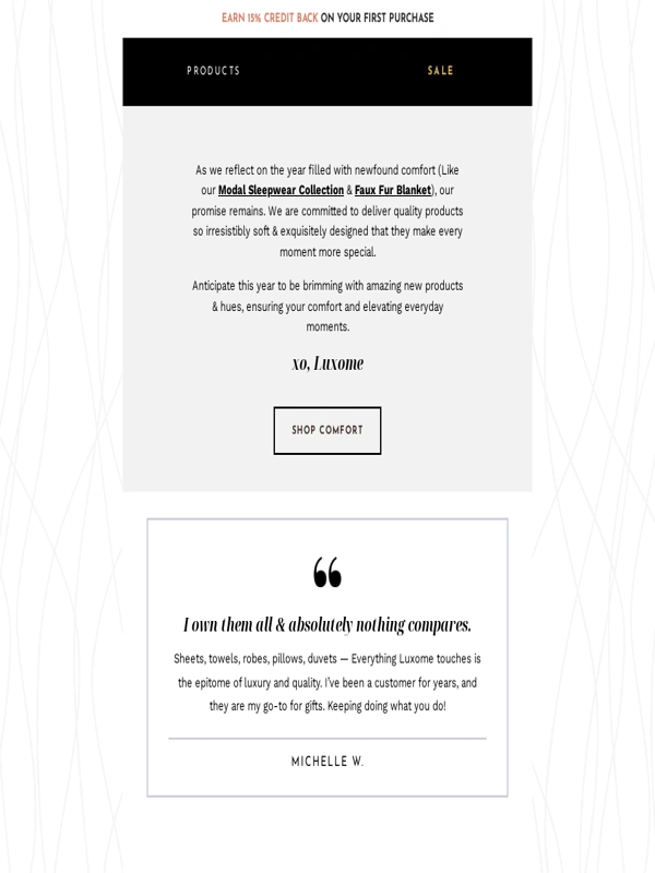 Luxome - Relax & shop with confidence