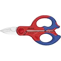 Knipex 6-1/4" Electrician's Scissor Snips w/ Comfort Grip & Sheath