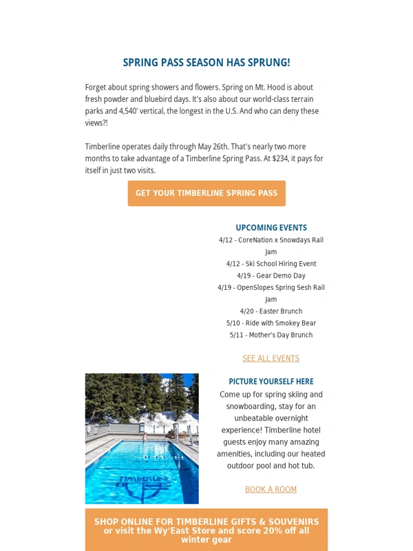 Timberline Lodge - Springtime is the Best Time at Timberline ?