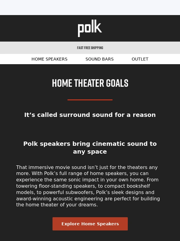 Polk Audio - The journey to home theater greatness starts with Polk home speakers