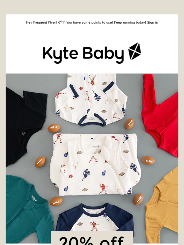 Kyte Baby - Go team! ?