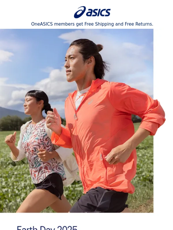 ASICS - We're taking action to promote a sound Earth ?