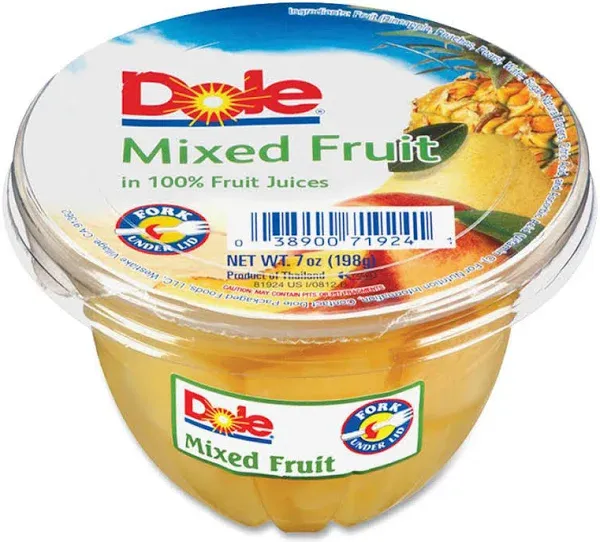 Dole Mixed Fruit Cups