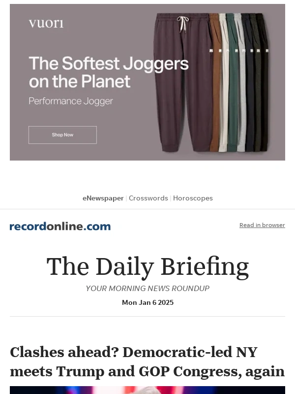 Avocado Mattress - Daily Briefing: Clashes ahead? Democratic-led NY meets Trump and GOP Congress,again
