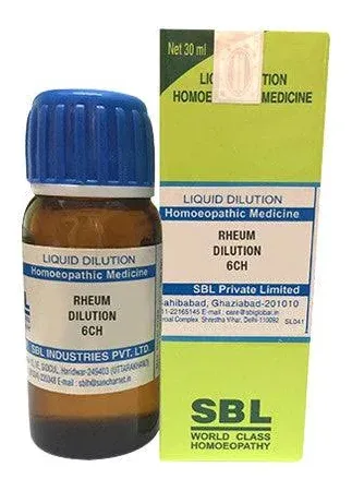 SBL Homeopathy Rheum Dilution