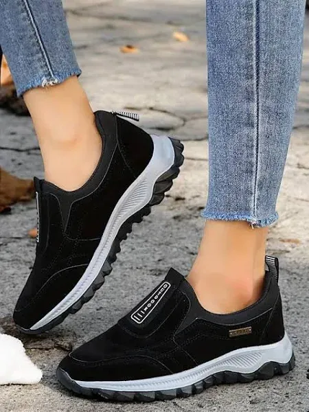 Women's Comfortable Breathable Slip-On Hiking Sneakers