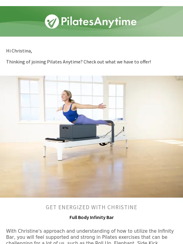 Pilates Anytime - Ready to take your practice to the next level?