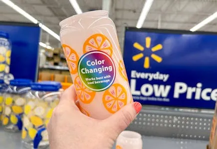 Mainstays 20-Ounce Color Changing Acrylic Can Shape Tumbler