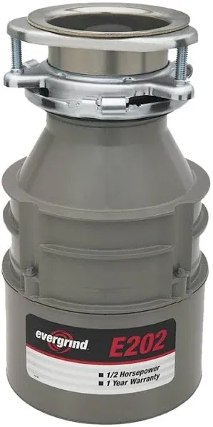 E202 Evergrind 1/2 HP Garbage Disposer