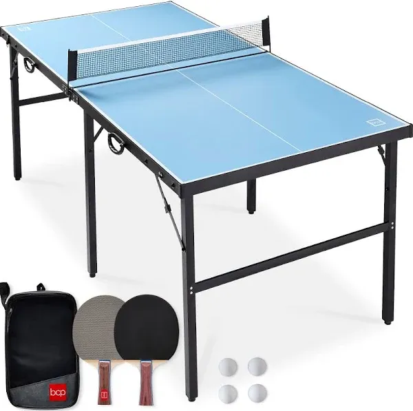 Best Choice Products Portable Ping Pong Table Game Set