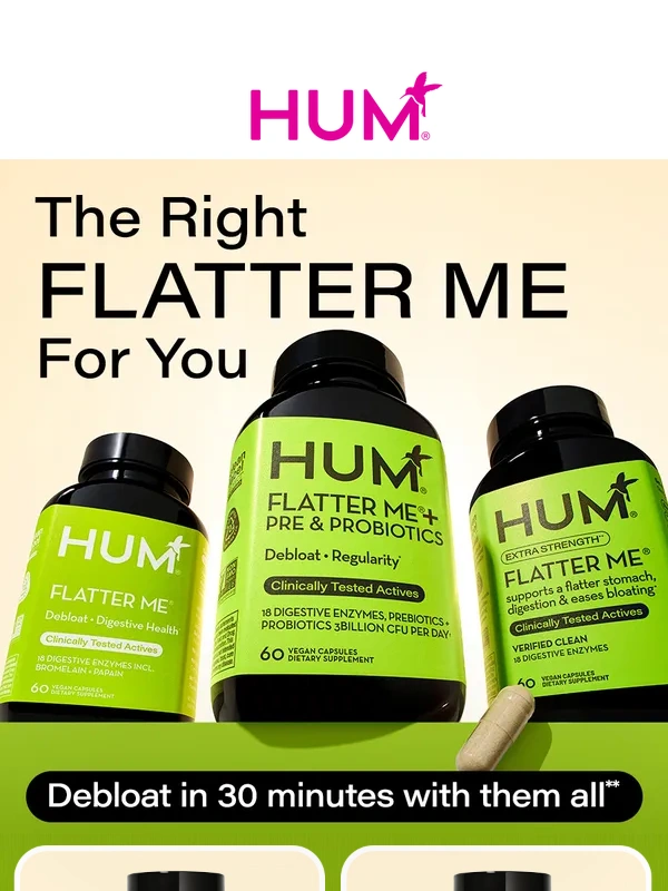 HUM Nutrition - Bloat relief for every occasion ?