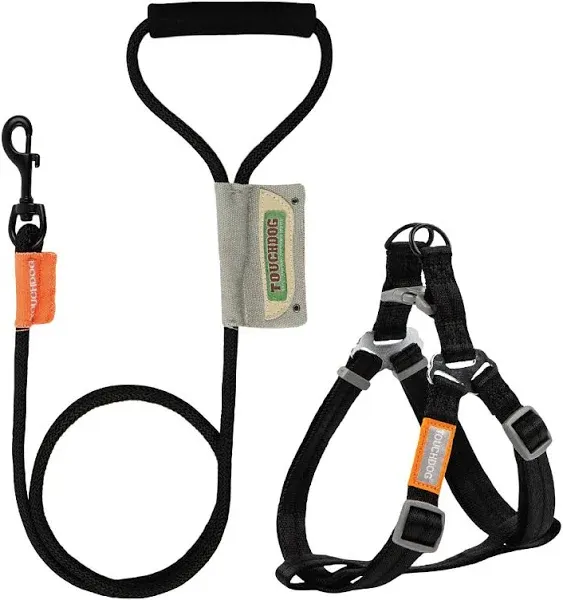 Touchdog Macaron 2-in-1 Durable Nylon Dog Harness and Leash