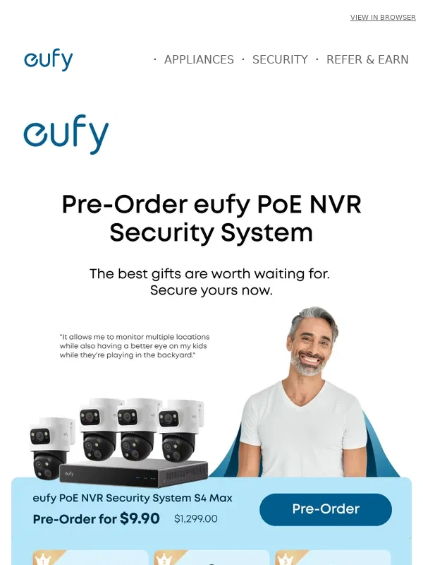 Eufy - Exclusive Pre-Order Deal for Our New PoE NVR Security System