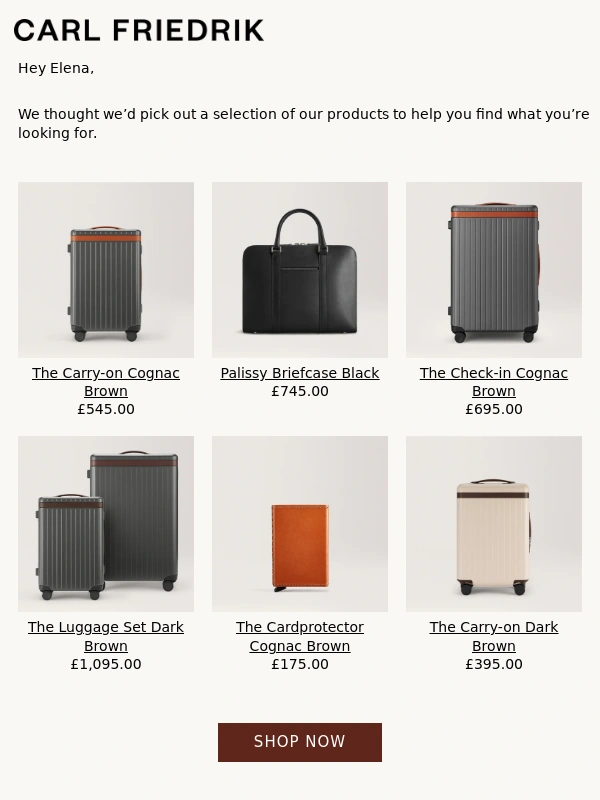 Carl Friedrik - Handpicked for you
